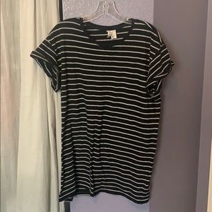 Striped t-shirt dress